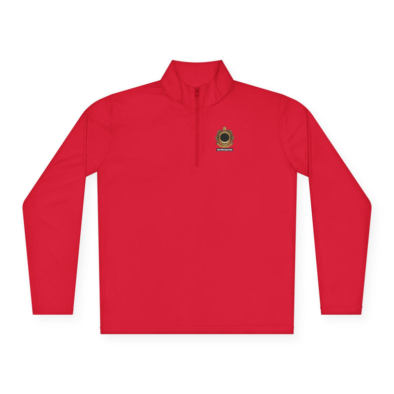 Load image into Gallery viewer, Quarter-Zip Pullover Custom Logo Crest

