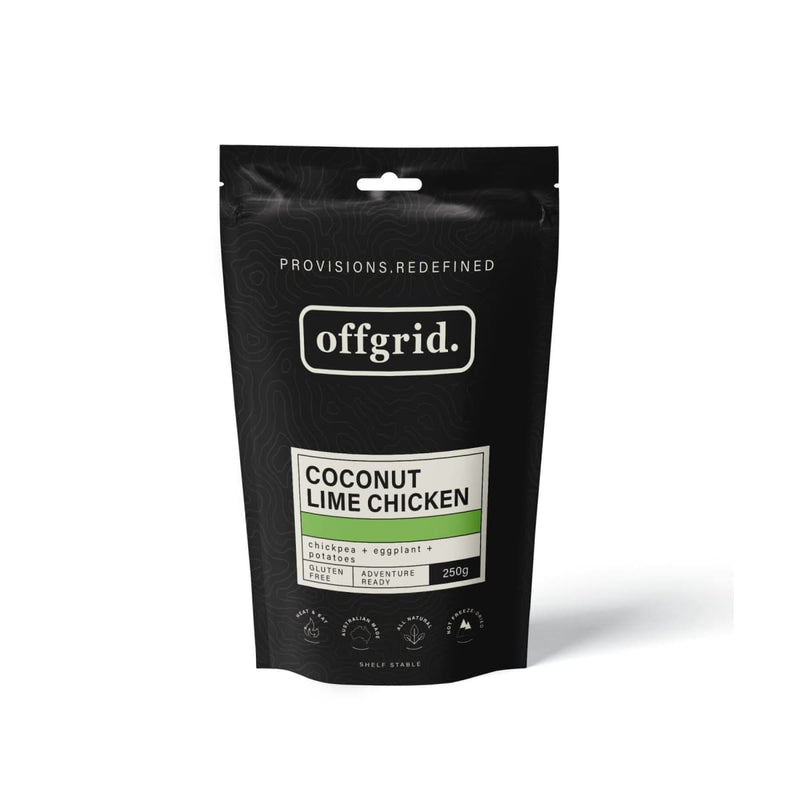 Load image into Gallery viewer, Rations Meal Ready to Eat Single Serve MRE Offgrid Coconut Lime Chicken - Cadetshop
