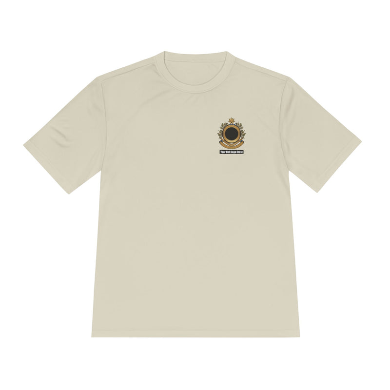 Load image into Gallery viewer, Sports Unisex Moisture Wicking Tee Custom Logo Crest
