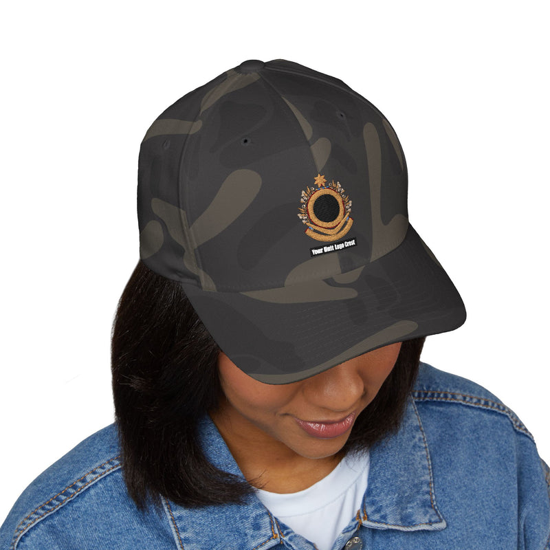 Load image into Gallery viewer, Flexfit Embroidered Baseball Cap Custom Unit Logo Crest
