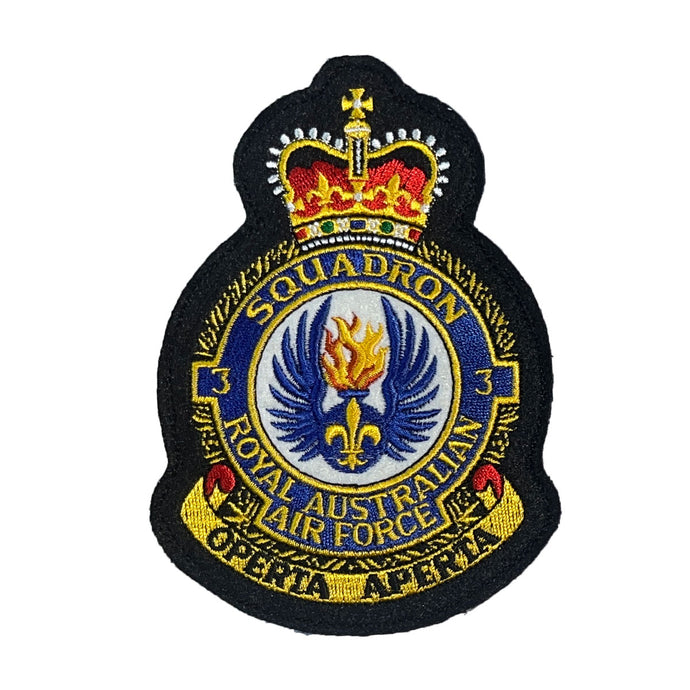 3 SQN Squadron Unit Crest Patch Air Force - Cadetshop