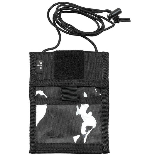 MFH Identification Holder Black Folding - Cadetshop