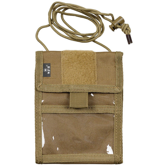 MFH Identification Holder Coyote Tan Folding - Cadetshop