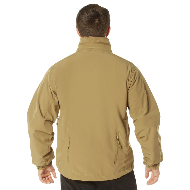 Load image into Gallery viewer, Softshell 3 in 1 Special Ops Jacket Coyote Brown Woolley Mammoth Style
