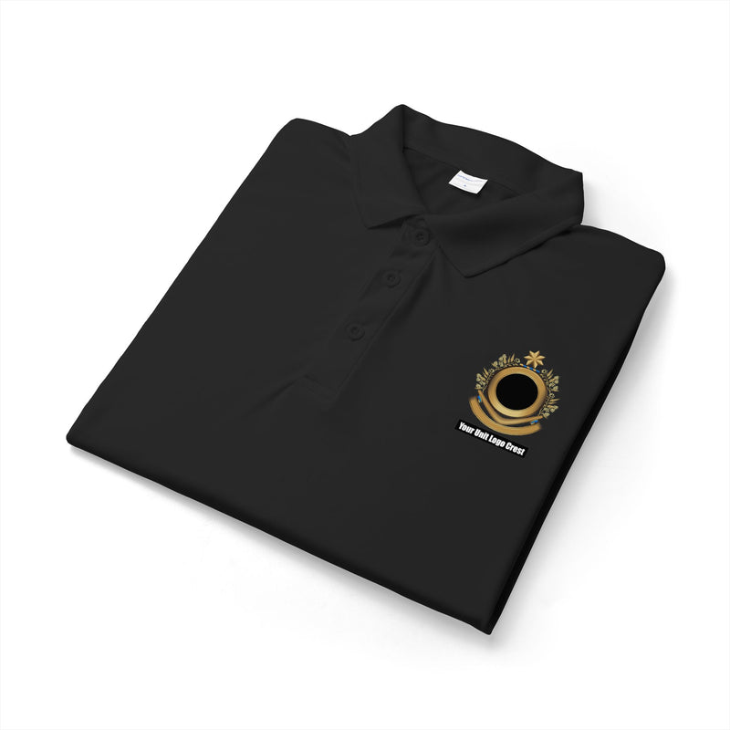 Load image into Gallery viewer, Lightweight Polo Shirt Custom Unit Logo Crest
