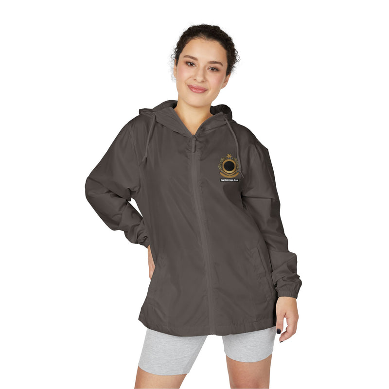 Load image into Gallery viewer, Unisex Full-Zip Windbreaker Jacket Custom Logo Crest
