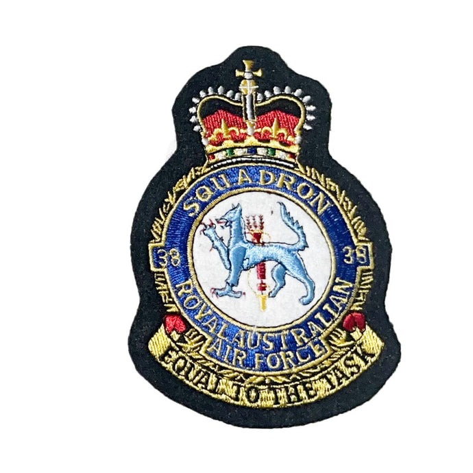 38 SQN Squadron Unit Crest Patch Air Force - Cadetshop