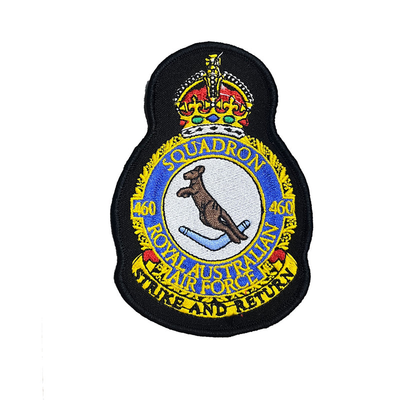 Load image into Gallery viewer, 460 SQN Squadron Unit Crest Patch Air Force - Cadetshop
