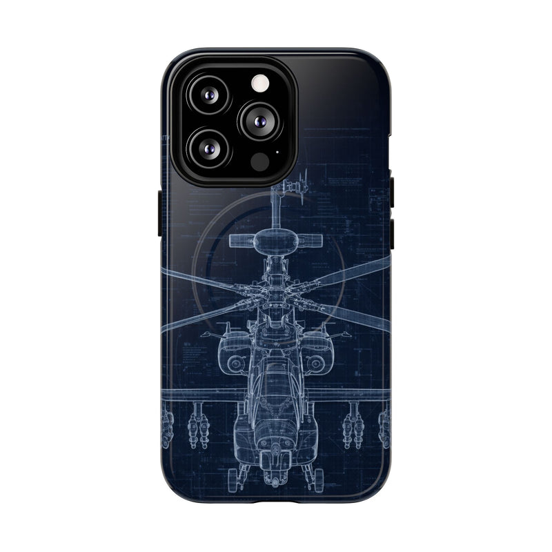 Load image into Gallery viewer, Apache Blue Print Phone Case Army Collection - Cadetshop
