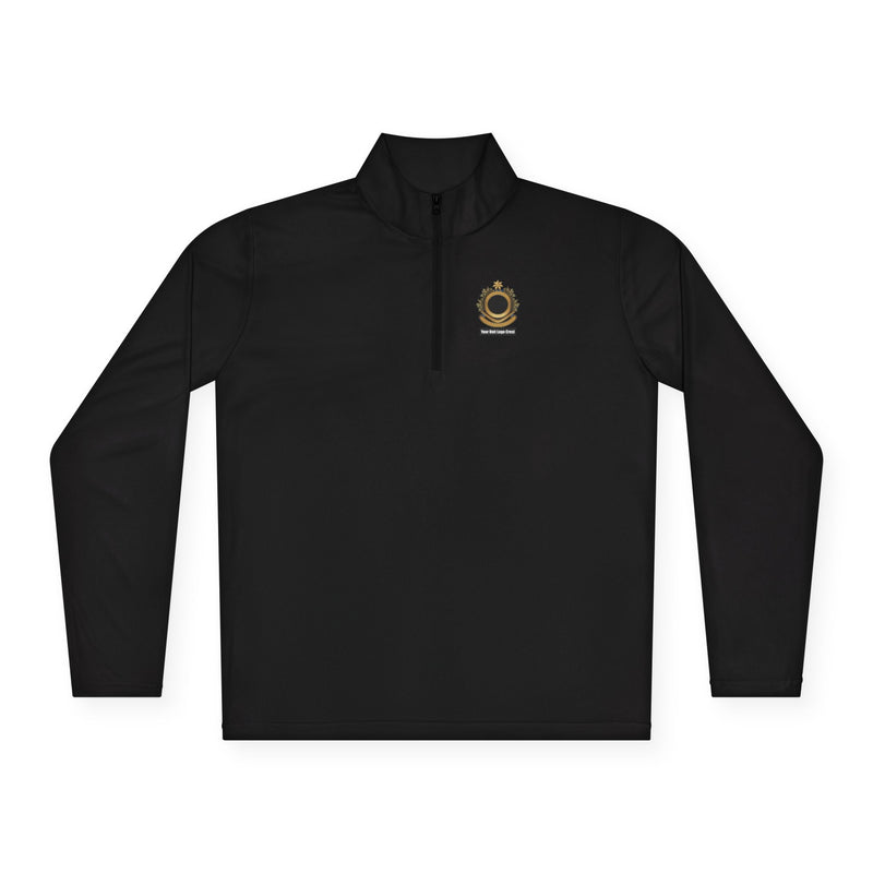 Load image into Gallery viewer, Quarter-Zip Pullover Custom Logo Crest
