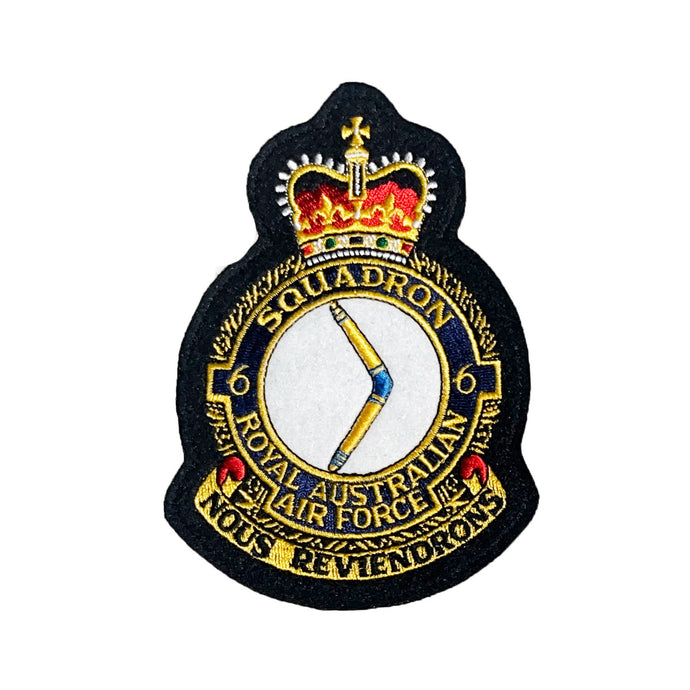 6 SQN Squadron Unit Crest Patch Air Force - Cadetshop