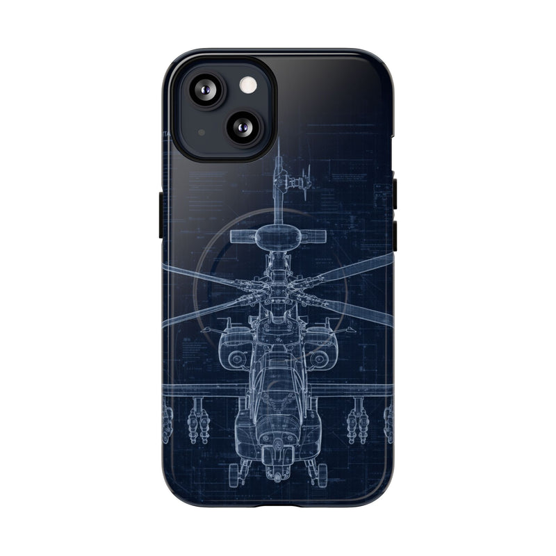 Load image into Gallery viewer, Apache Blue Print Phone Case Army Collection - Cadetshop
