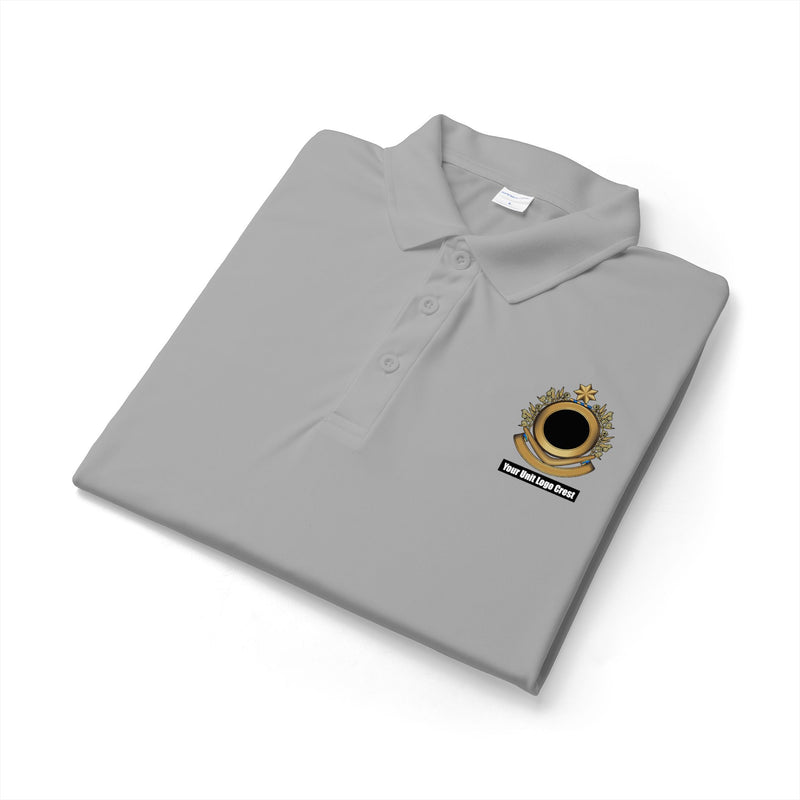 Load image into Gallery viewer, Lightweight Polo Shirt Custom Unit Logo Crest
