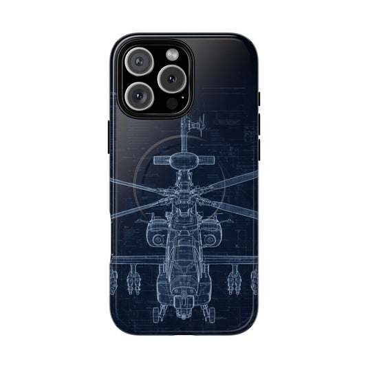 Apache Blue Print Phone Case Army Collection - Cadetshop