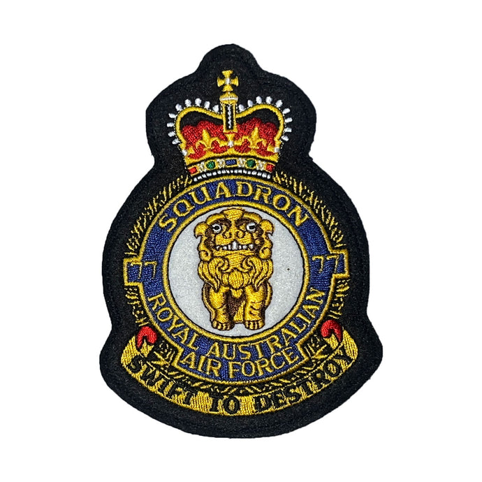 77 SQN Squadron Unit Crest Patch Air Force - Cadetshop