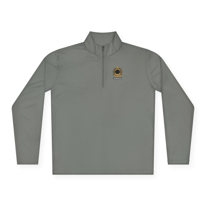 Load image into Gallery viewer, Quarter-Zip Pullover Custom Logo Crest
