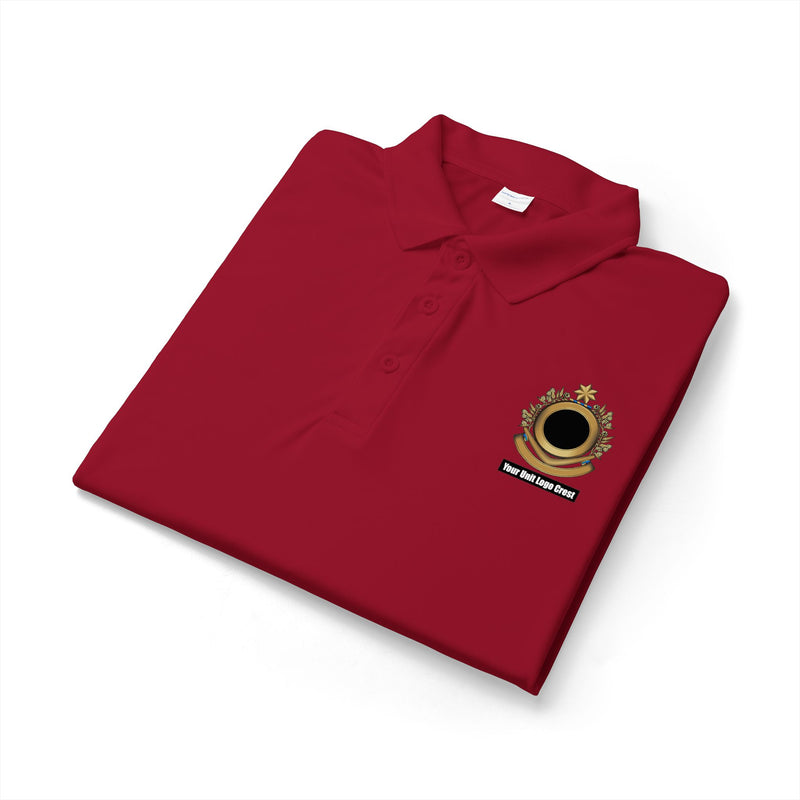 Load image into Gallery viewer, Lightweight Polo Shirt Custom Unit Logo Crest
