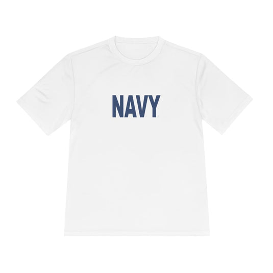 Navy Sports Unisex Moisture Wicking Tee - Cadetshop