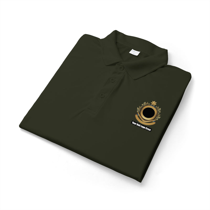 Load image into Gallery viewer, Lightweight Polo Shirt Custom Unit Logo Crest

