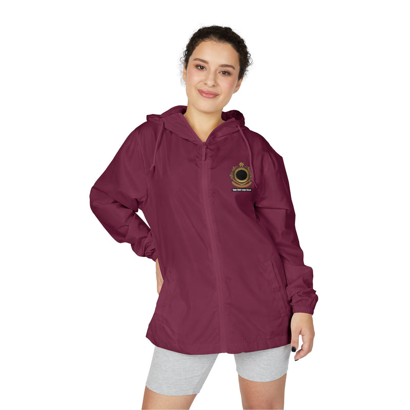 Load image into Gallery viewer, Unisex Full-Zip Windbreaker Jacket Custom Logo Crest
