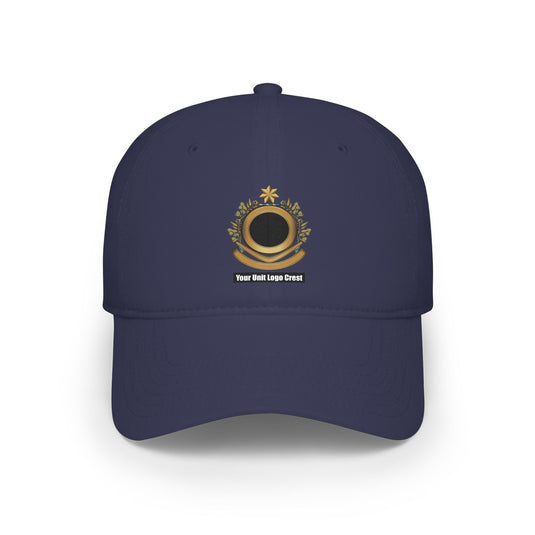 Low Profile Baseball Cap Custom Unit Crest Logo