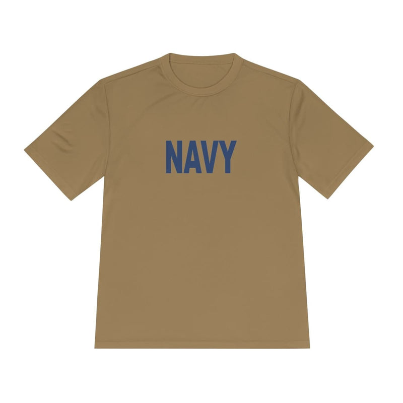 Load image into Gallery viewer, Navy Sports Unisex Moisture Wicking Tee - Cadetshop
