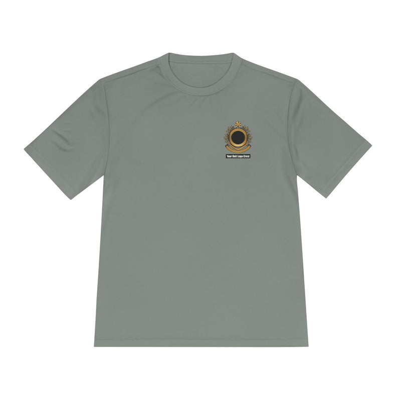 Load image into Gallery viewer, Sports Unisex Moisture Wicking Tee Custom Logo Crest
