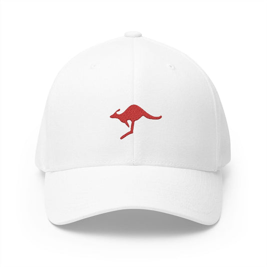 Embroidered Kangaroo Australian Military Flexfit Baseball Cap