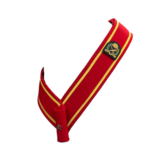 Banner Sash Carry Belt Army AAC Red Gold