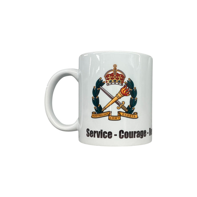 Coffee Mug Australian Army Cadets Values - Cadetshop