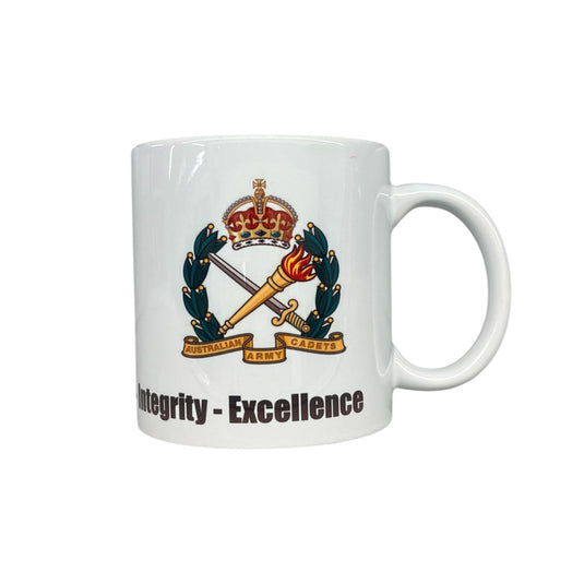 Coffee Mug Australian Army Cadets Values - Cadetshop