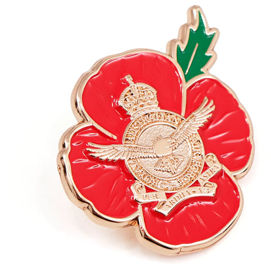 Royal Australian Air Force RAAF Poppy Lapel Pin CIIIR