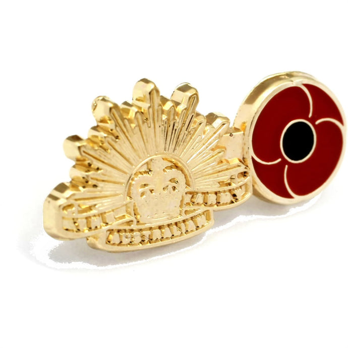 Army Poppy Lapel Pin - Cadetshop