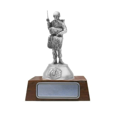 Pewter Paratrooper Figurine - Cadetshop