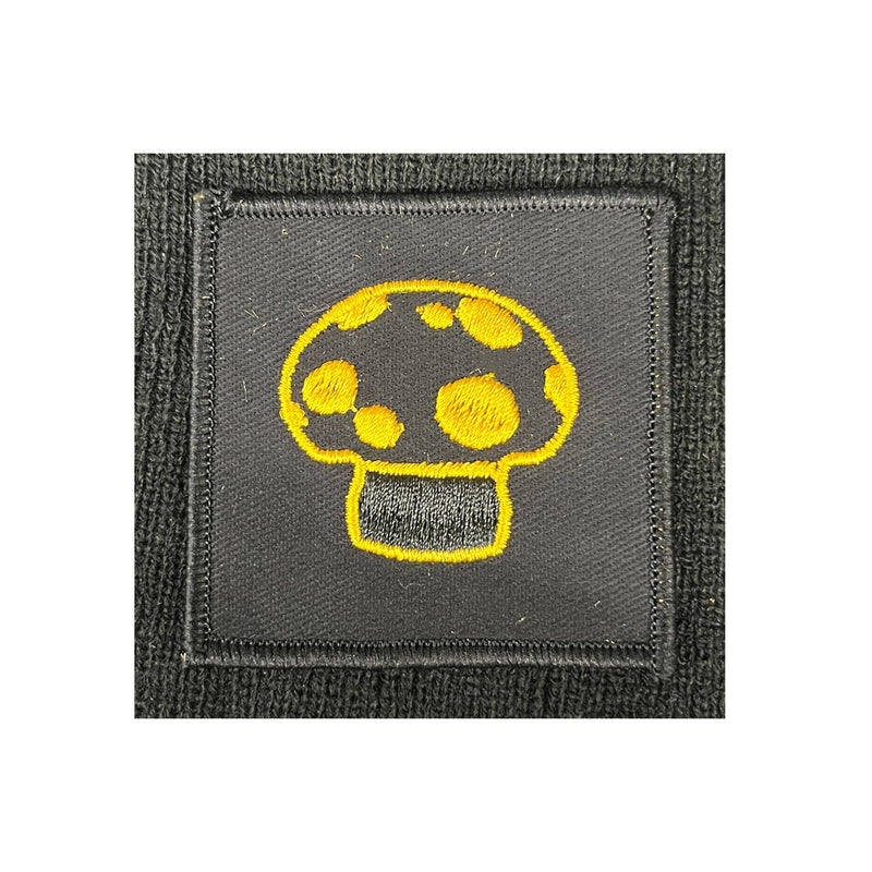 Load image into Gallery viewer, Novelty Emoji Insignia Patch Gold Black - Cadetshop

