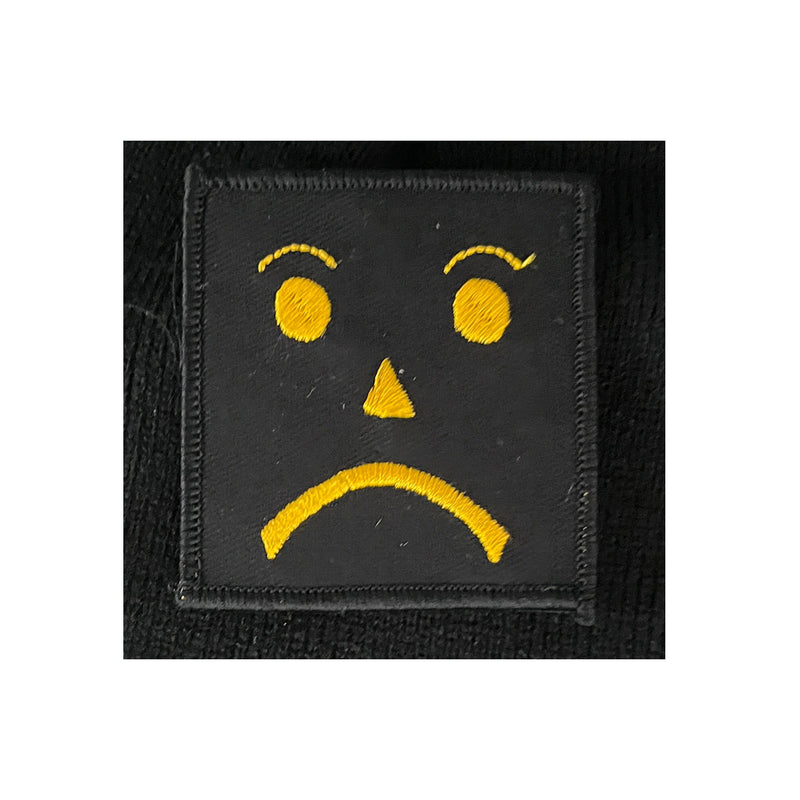 Load image into Gallery viewer, Novelty Emoji Insignia Patch Gold Black - Cadetshop
