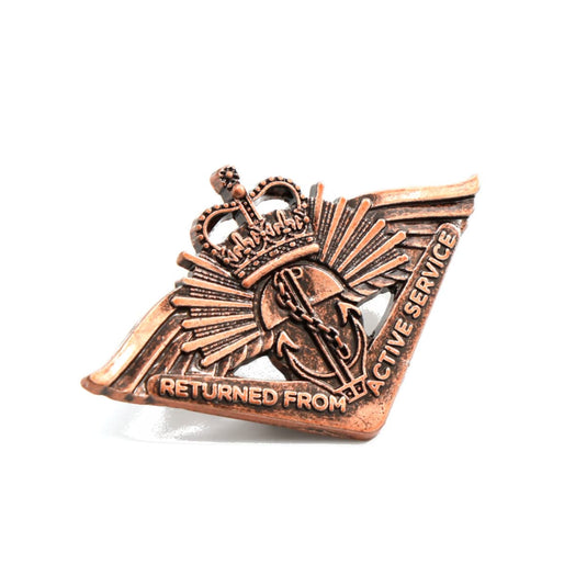 Return from Active Service Badge (QC) w/Clutch Lapel Pin - Cadetshop