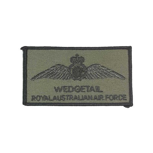 Custom Name Tag Pilot Air Force RAAF Pilot Wings Brevet - Cadetshop