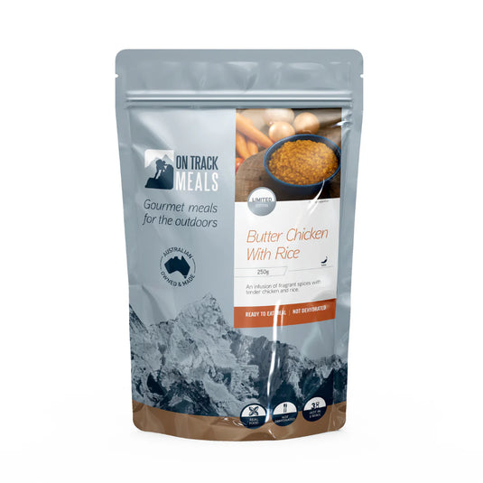 Rations Meal Ready to Eat Single Serve MRE On Track Meal - Aussie Pork Snags