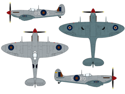 RAAF Spitfre No 451 SQN  1:48 Scale Die Cast