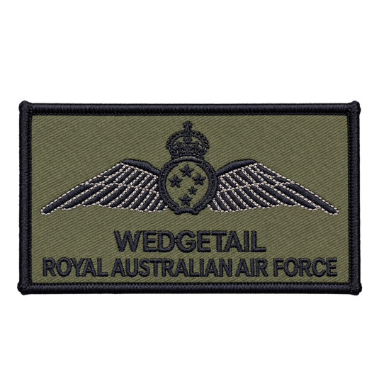 Custom Name Tag Mission Air Crew Air Force Brevet Wings 2025