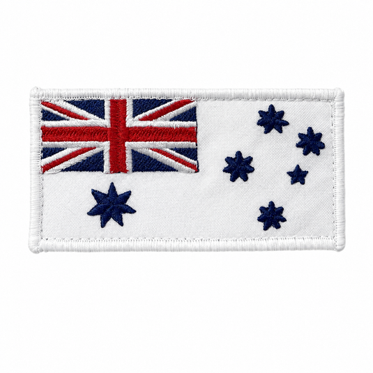 RAN White Ensign Patch Embroidered