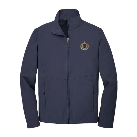 Soft Shell Jacket Embroidered Custom Unit Logo Crest