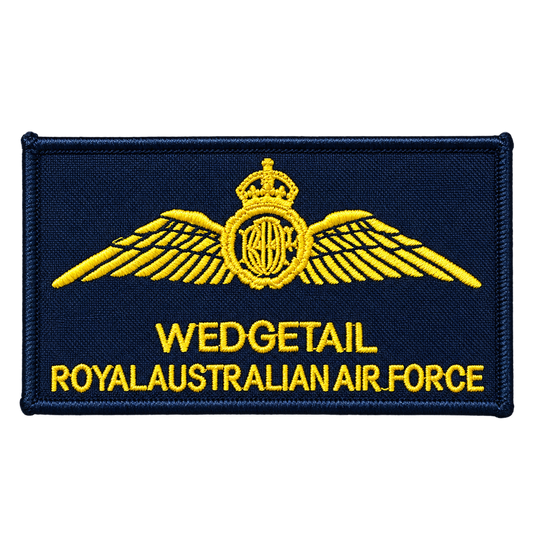 Custom Name Tag Pilot Air Force RAAF Pilot Wings Brevet - Cadetshop