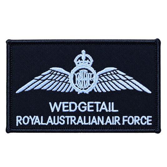 Custom Name Tag Pilot Air Force RAAF Pilot Wings Brevet - Cadetshop