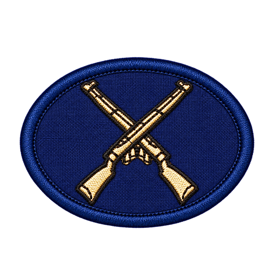 Embroidered Australian Made Cross Rifle Patch Mess Dress