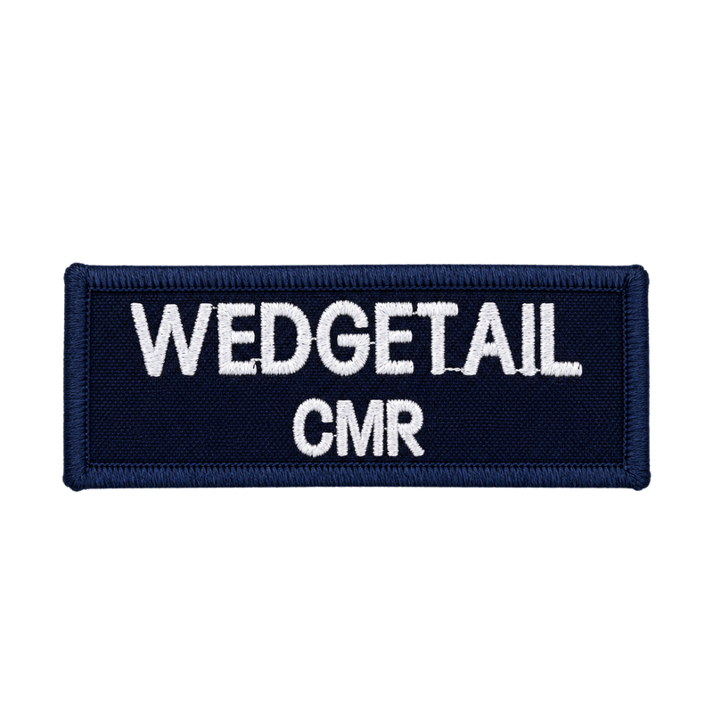 Load image into Gallery viewer, Custom Embroidered Police First Responder ILAV Style Name Tag 80 x 30 mm 2 Line
