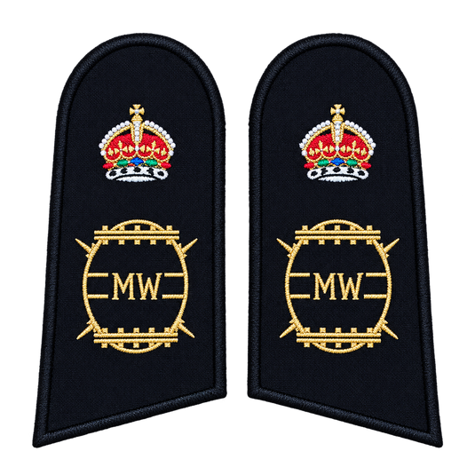 Collar Badge Mine Warfare Senior Sailor