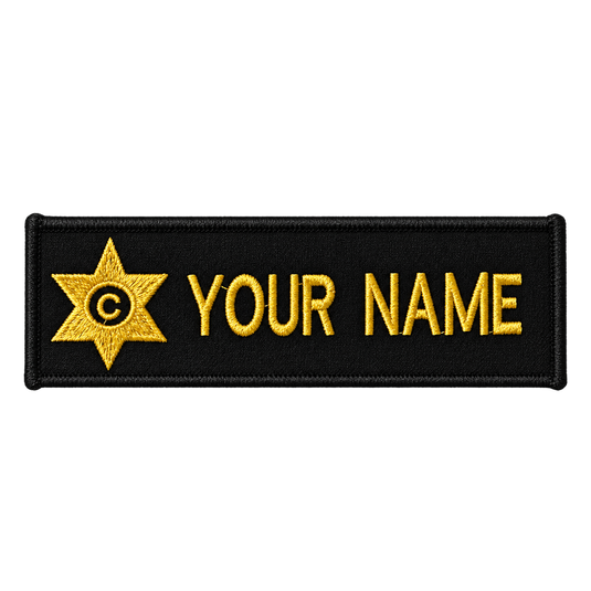 Custom RAN Navy Name Tag Maritime Logistics Chef - Cadetshop