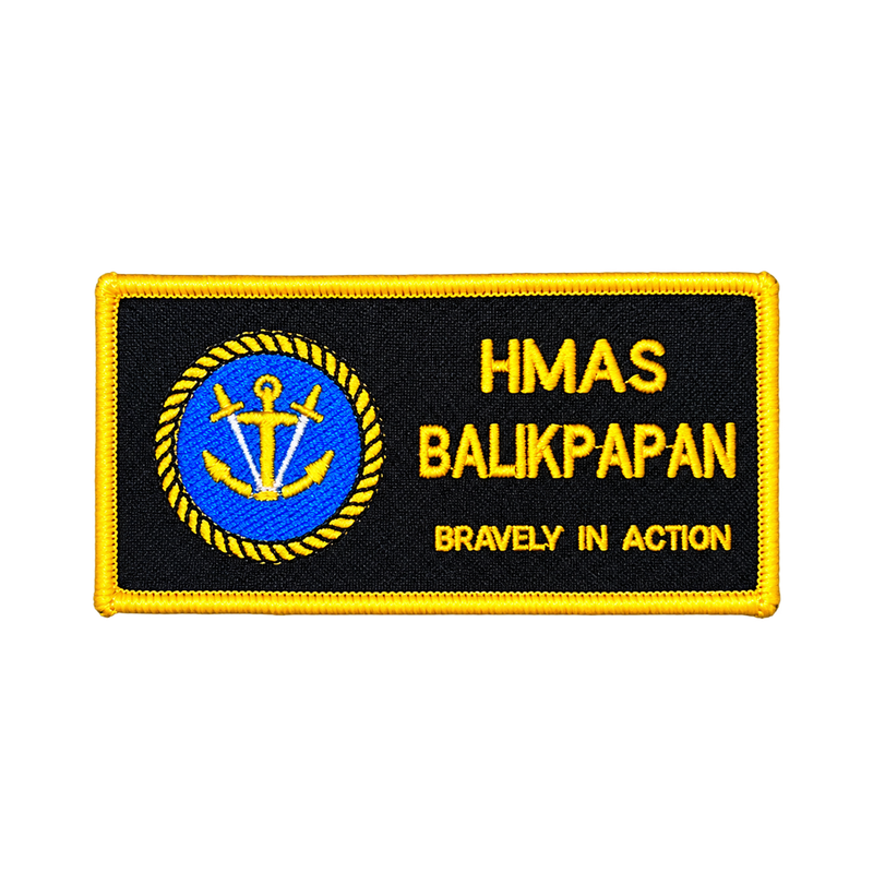 Load image into Gallery viewer, HMAS Balikpapan Patch Navy
